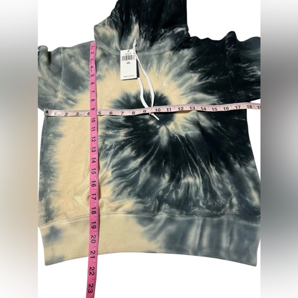 Polo Ralph Lauren Spiral Tie-Dye Cotton Hoodie Junior Size XXL NWT $148 - Picture 9 of 11